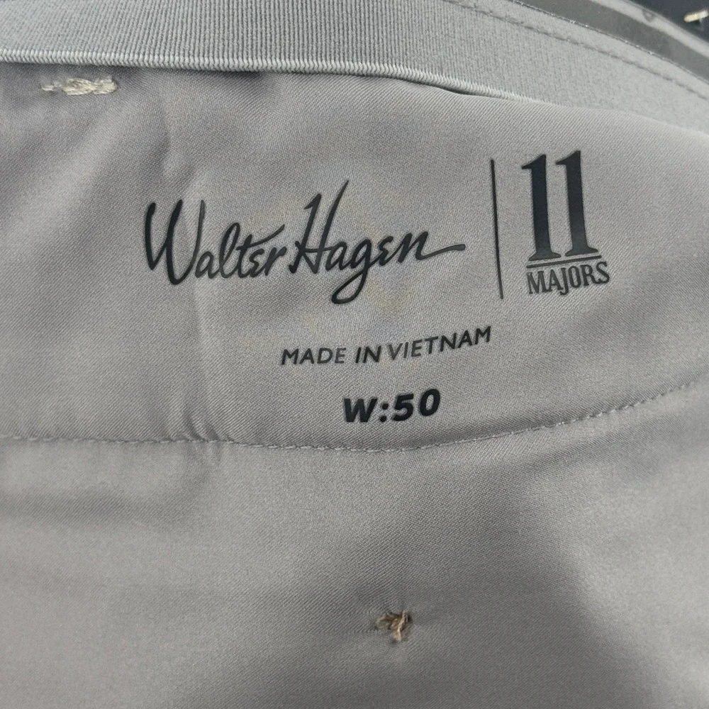 NWT Walter Hagen Men Big & Tall Golf Shorts Sz 50 Light Khaki HydroDri P11‎